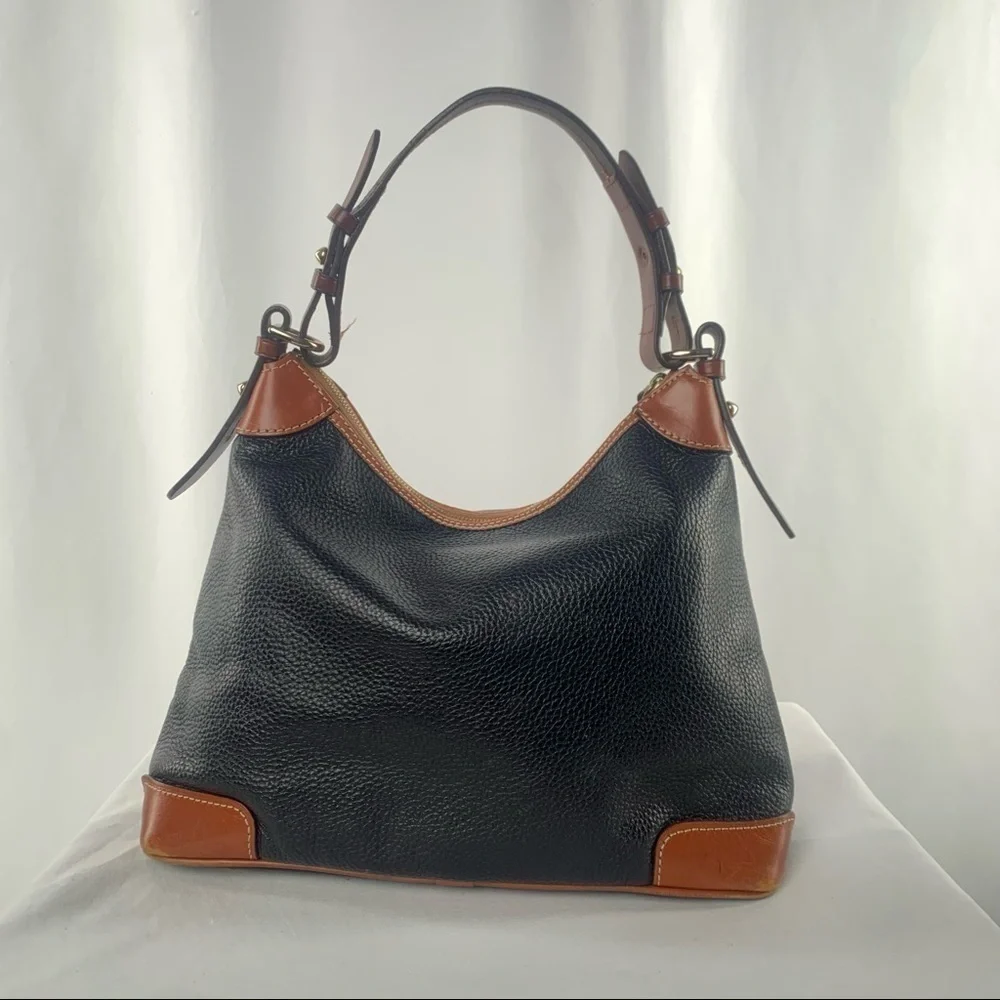 Dooney & Bourke Pebble Grain‎ Hobo Bag in Black